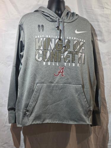 Nike Dri-FIT Alabama Crimson Tide 2017 National Champions Hoodie - Men's XL