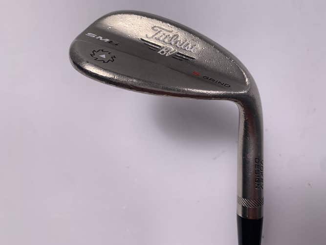 Titleist Vokey SM6 Steel Grey Lob Wedge LW 58* 10 Bounce S-Grind Wedge RH