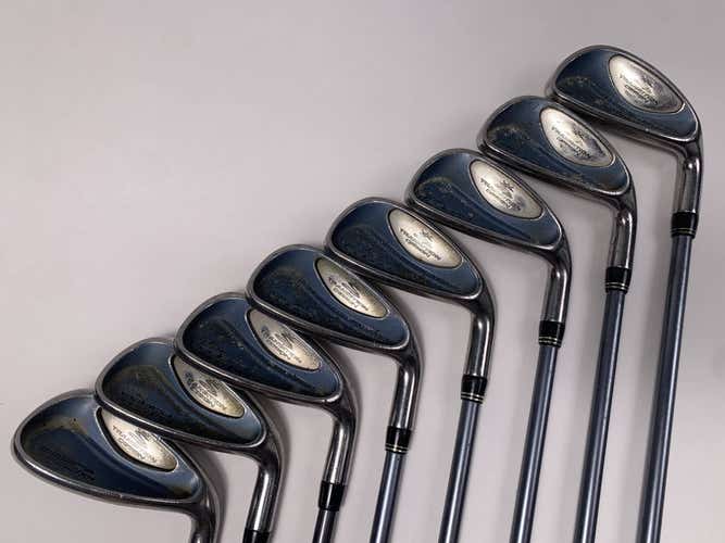 Cobra 3400 I/XH Iron Set 4-PW+SW Graphite Design YS-5.1 50g Ladies Womens RH
