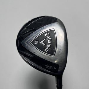 Callaway Razr X Black 5 Fairway Wood 18* 50g Ladies Graphite Womens RH