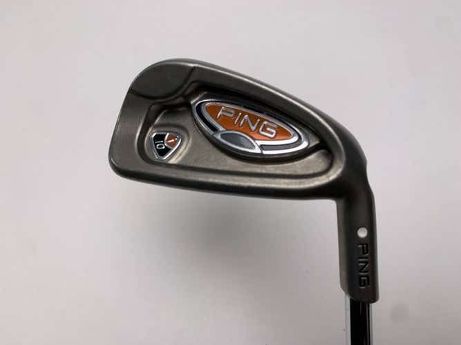 Ping i10 Single 6 Iron White Dot 3* Up Cushin Stiff Steel Mens RH Midsize Grip