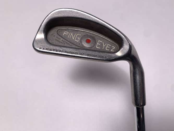 Ping Eye 2 Single 4 Iron Red Dot 1* Flat Karsten ZZ-Lite Stiff Steel Mens RH