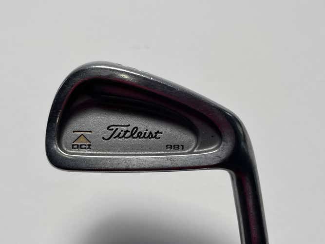 Titleist DCI 981 Single 3 Iron Select Stiff Graphite Mens RH Midsize Grip
