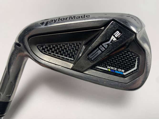TaylorMade SIM2 MAX OS Single 6 Iron KBS Max MT 85g Stiff Steel Mens LH