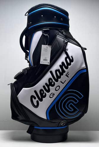Cleveland CG Staff Bag Black 6-Way Divide Single Strap Golf Bag NEW
