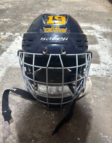Blue Small Bauer Re-Akt 85 Helmet (Used)