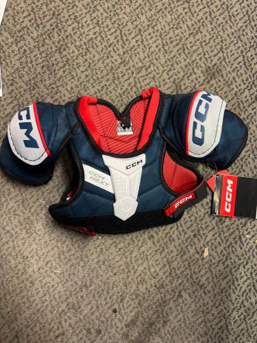 Medium Youth CCM Next Shoulder Pads (New)