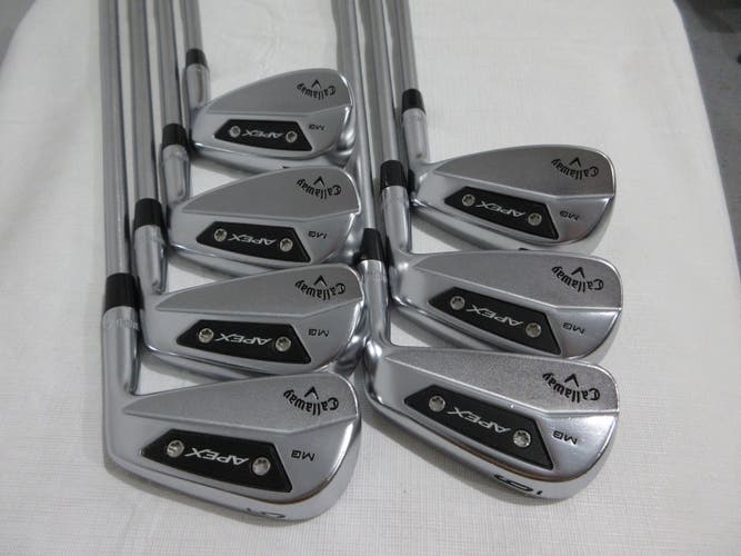 Callaway Apex MB 24 Forged Iron Set - 5-AW - Stiff Flex Steel - JumboMax Grips