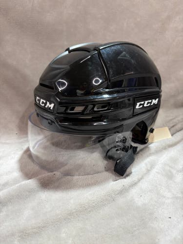 Black Large CCM Tacks 910 Helmet (Used)