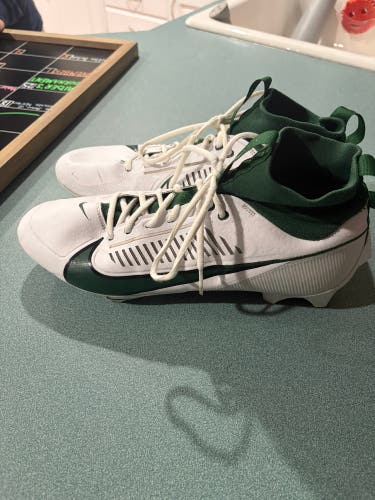White Men's Size 13.0 (W 14.0) Adult Nike Vapor edge pro 360 Cleats (Used)