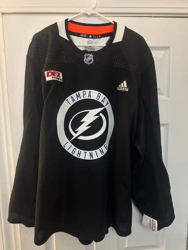 Tampa Bay Black Size 56 Adidas Practice Jersey (New)