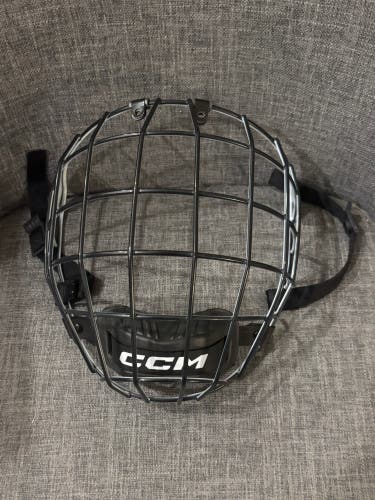 CCM FM580 Hockey Face Mask Cage Senior Large Black White
