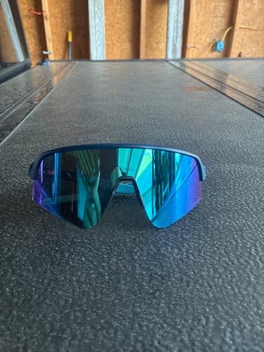 Blue Oakley Sunglasses