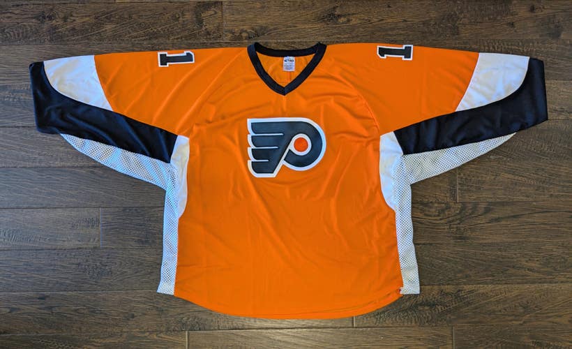 H6600 Fleyers Style Hockey Goalie Jersey - 4XL - Orange-New