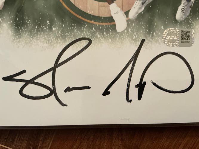 Shawn Kemp Autographed Signed 8x10 Photo Sonics Dunk Seattle Multi Shot NBA COA