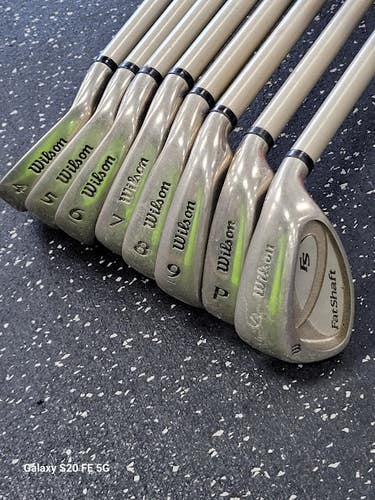 Used Wilson FAT SHAFT Womens Iron Set RH 4I-SW 11849-S000042974