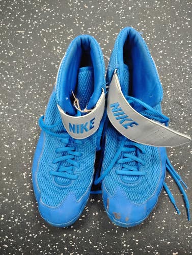 Used Nike Wrestling Shoes Royal Blue Senior 12 11849-S000044159