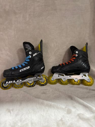 Junior Bauer R5 Inline Skates Regular Width Size 4 (Used)