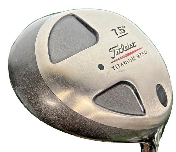 Titleist 975D Titanium Driver 7.5* RH EI-70 Stiff Graphite 45" New 360 Grip Nice
