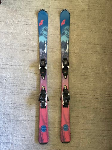 Kid's 2022 Nordica 130 cm All Mountain Skis With Bindings (Used)
