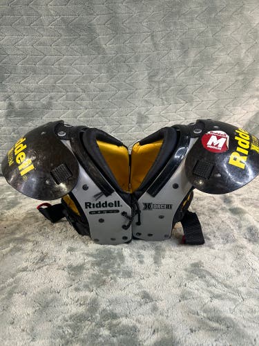 Medium Youth Riddell XForce Shoulder Pads (Used)
