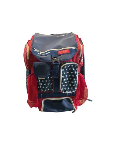 Used Easton BB/SB Player Backpack Navy Blue And Red 11873-S000250751
