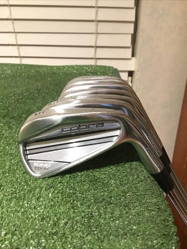 Cobra King Tour Forged Irons Set 5-PW-GW Regular KBS Tour Lite Steel Shafts VGC