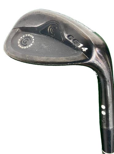 Cleveland CG14 Tour Zip Grooves Black Gap Wedge 52*10 RH Stiff Steel 35.5" Nice