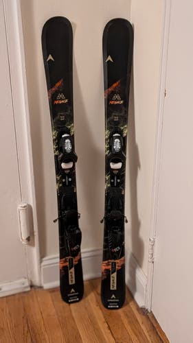 Unisex All Mountain 110 cm Dynastar Menace Skis With Bindings (Used)