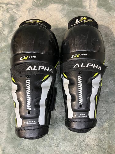 Junior Warrior Alpha LX Pro Shin Pads 8" (Used)