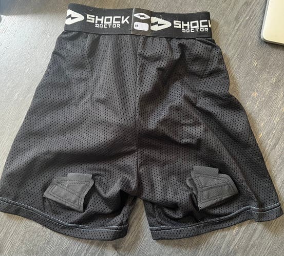Youth Shock Doctor Loose Hockey Short w/Pelvic Protector (Used)
