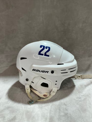 White Medium Bauer 2100 Helmet (Used)