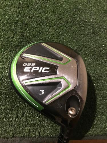 Callaway GBB EPIC 15* 3 Wood Seniors Diamana M+50 Green Graphite Shaft