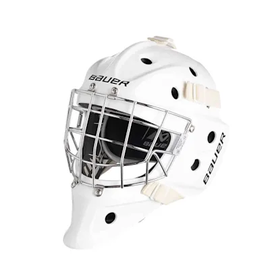 New Bauer BAUER 930 GOAL MASK Youth Goalie Helmet/Mask White One Size 11851-BAR1063233YTWHT