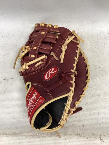 Used Rawlings SANDLOT BB/SB First Base RH Throw Maroon 12 1/2" 11851-S000052083