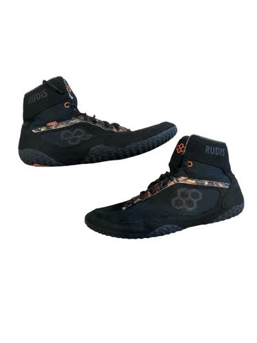 Used Rudis Wrestling Shoes Black Senior 10 11873-S000250679