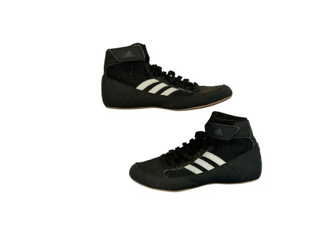 Used Adidas Wrestling Shoes Black Junior 02.5 11873-S000237623