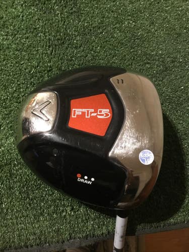 Callaway Ladies FT-5 Draw 11* Driver Fujikura Sakura Graphite Shaft 44 *VGC*