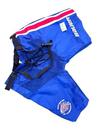 Used Bauer AMERICANS SHELL ONLY Junior Pant Royal Blue LG 11860-S000317211