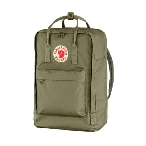 Fjallraven Kanken Laptop 17" Backpack Bag Unisex OS Green Shoulder Strap GBO4533