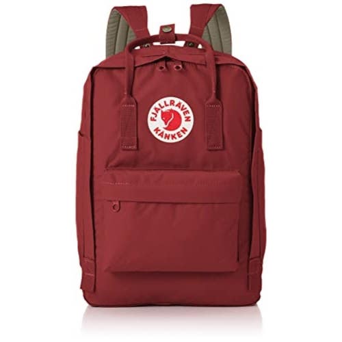 Fjallraven Kanken Backpack Unisex Ox Red 15" Laptop Sleeve Shoulder Strap DAC292