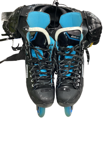 Used Bauer RSX Roller Hockey Skates Black Senior 11 11613-S000191732