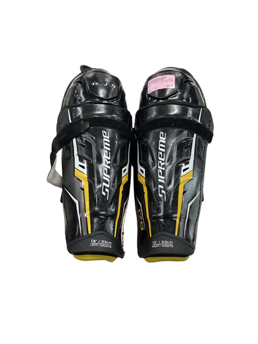 Used Bauer SUPREME 170 Senior Shin Guards Black 13" 11613-S000191726