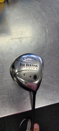 Used Callaway BIG BERTHA TITANIUM Mens Driver RH 9.0 Degree 11497-S000162426