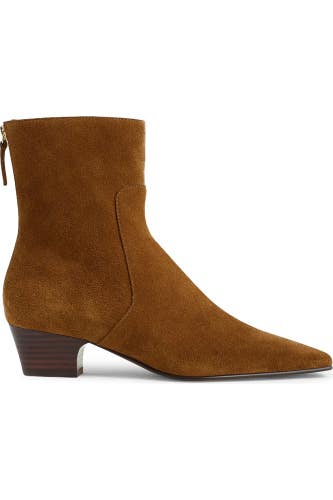 Madewell Lexie Boots Women's US 8.5 M Warm Chestnut Suede Ankle Bootie ZAP2950