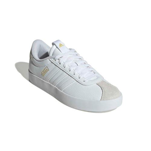 Adidas VL Court 3.0 ID8795 Sneakers Women's 8B White Leather Skate Shoes ZAP2946