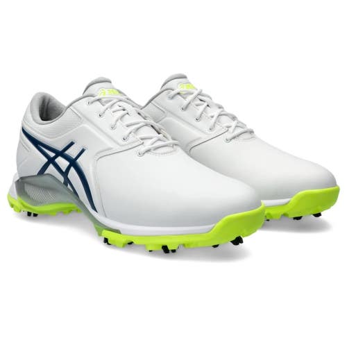 Asics Gel-Ace Pro M Sneakers Mens 8.5 White Mako Blue Spikes Golf Shoes ZOGG4283