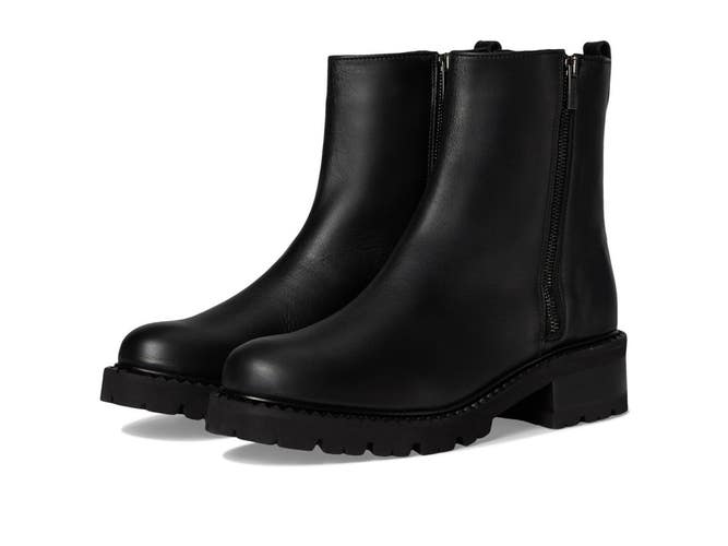 La Canadienne Boots Women's US 8 Black Leather Waterproof Ankle Bootie ZOGG4222