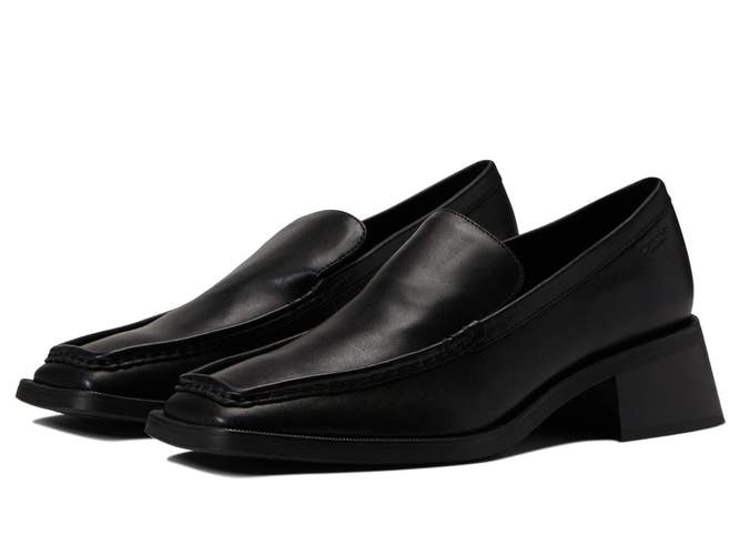 Vagabond Shoemakers Blanca Loafers Women 6M Black Leather Slip On Shoes ZOGG4204