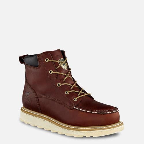 Irish Setter Ashby Mens 9 Brown Leather Outdoor Safety Toe Work Boot ZOGG4327